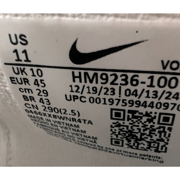 Nike Air DT Max '96 Colorado Away White Black Men Size 11 HM9236-100 New - Picture 13 of 16